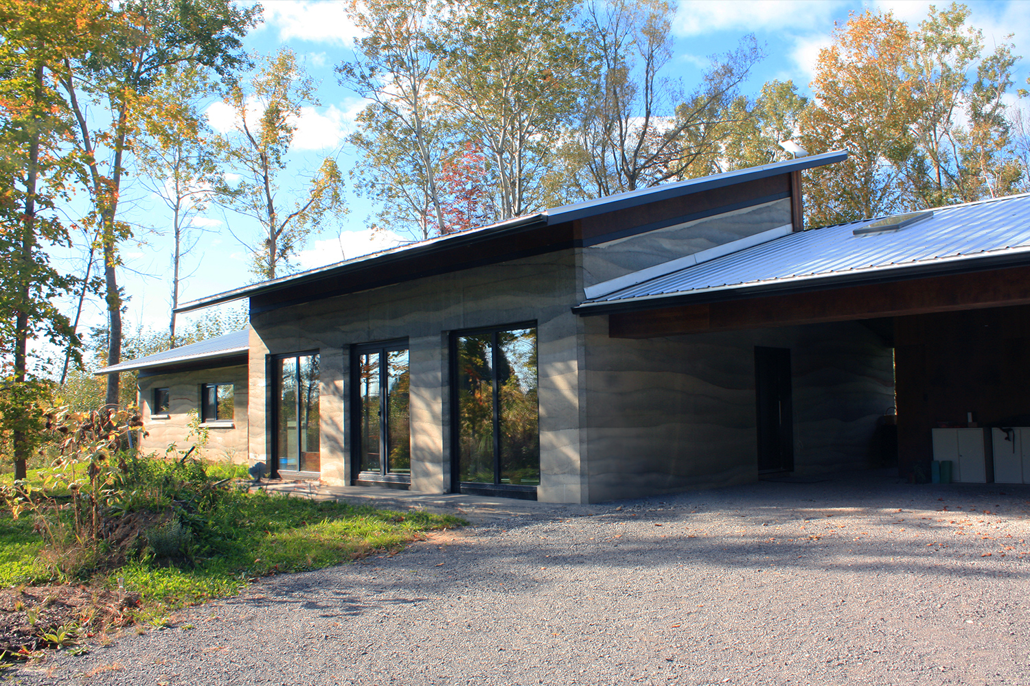 Prince Edward County Rammed Earth House – Photo Update